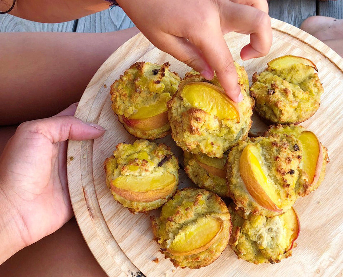 Collagen Peach Paleo Muffin