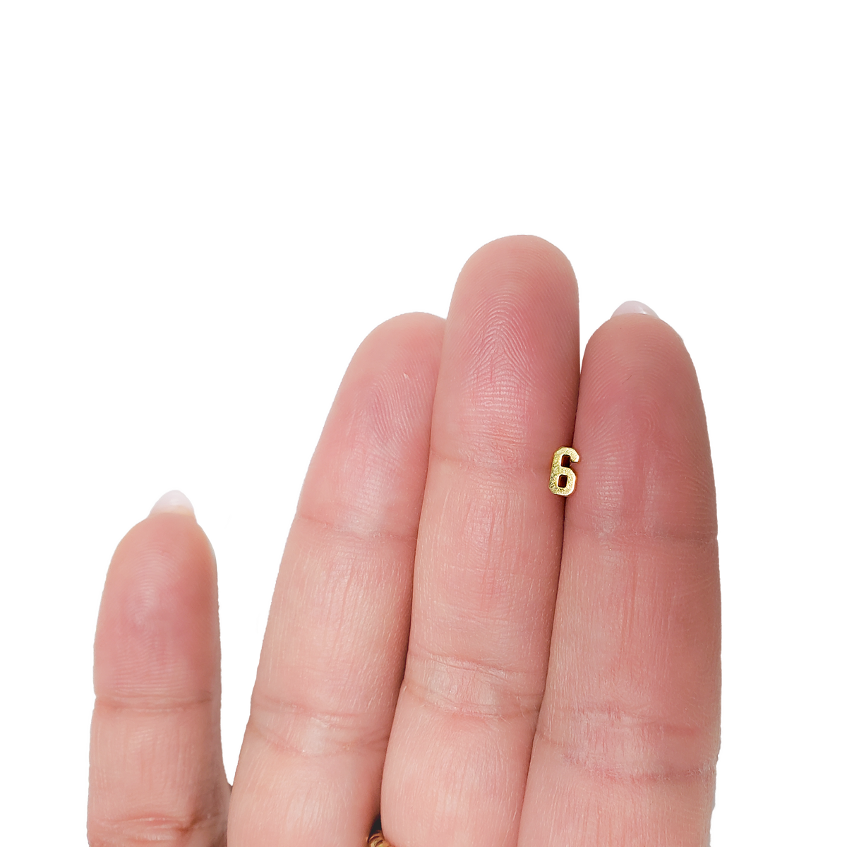 Lucia Rose- "6" Stud Earring