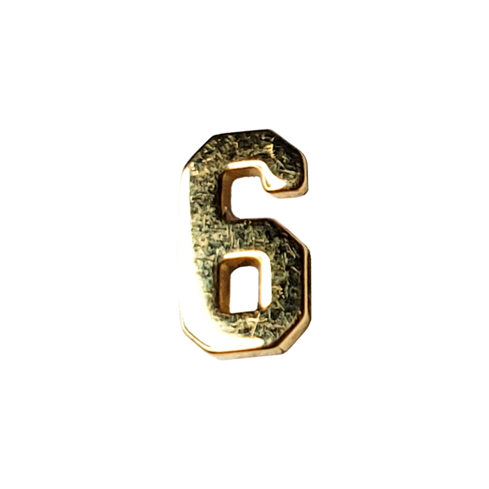 Lucia Rose- "6" Stud Earring