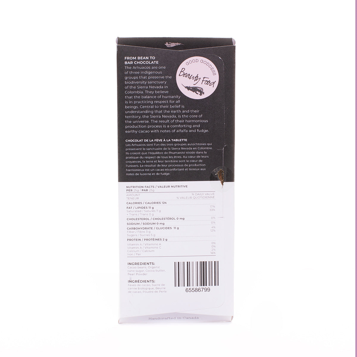 Chocoglow Dark Beauty Chocolate Infused with Pearl Powder - Good Goddess