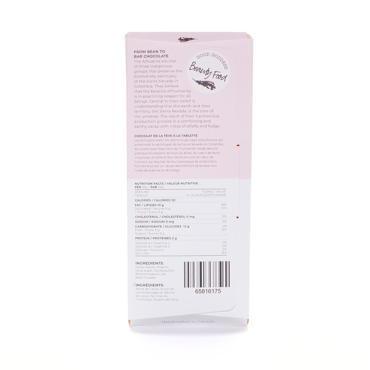 Chocoglow Beauty Chocolate Bar Infused with Pearl Powder