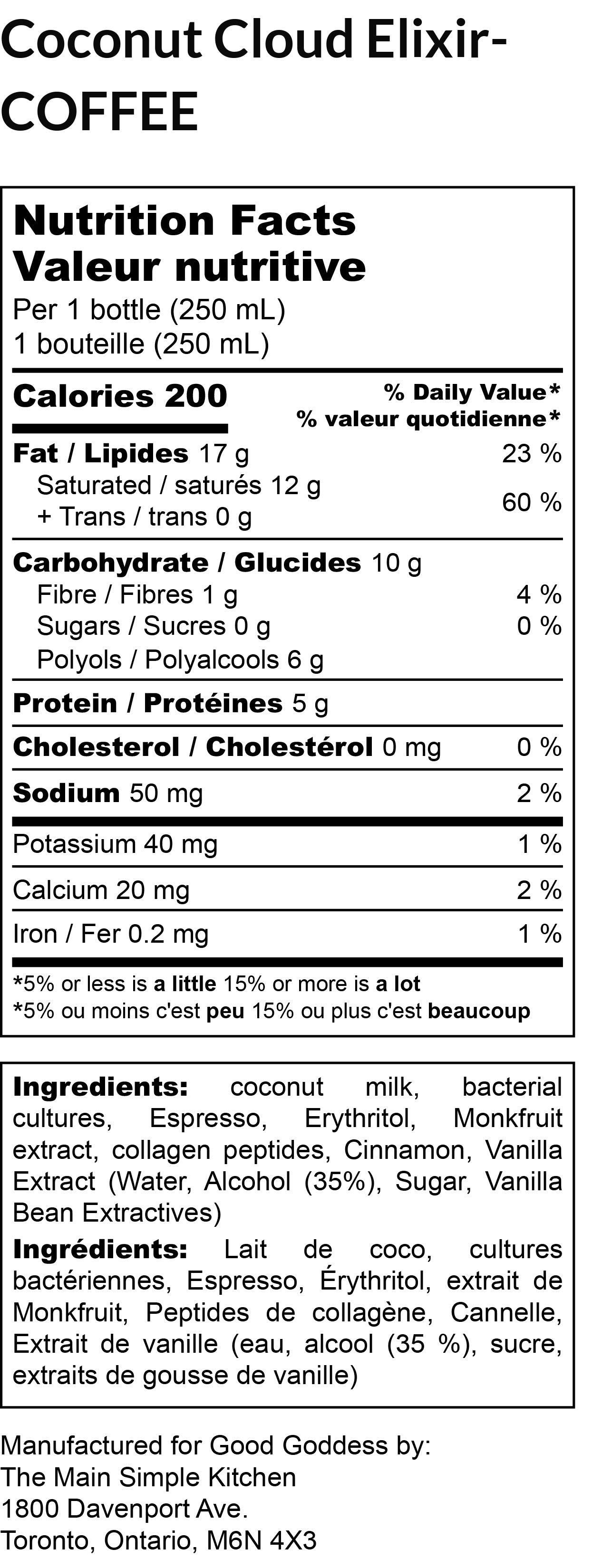 SIP Coconut Yogurt Drink- Mocha Glow