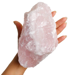 Rose Quartz Healing Crystal Boulder| Chakra Stone - Good Goddess