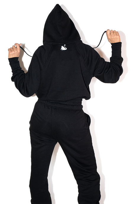 Good Goddess Sweatsuit in Black - 100% Cotton