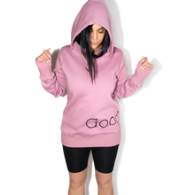 GG Oversized Hood Hoodie with Exploded Logo in Grape