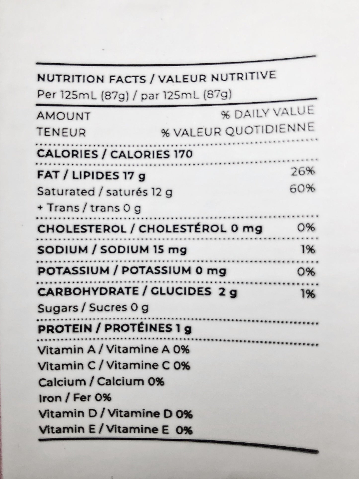 Coconut Cloud Organic Coconut Yogurt Nutrition Facts