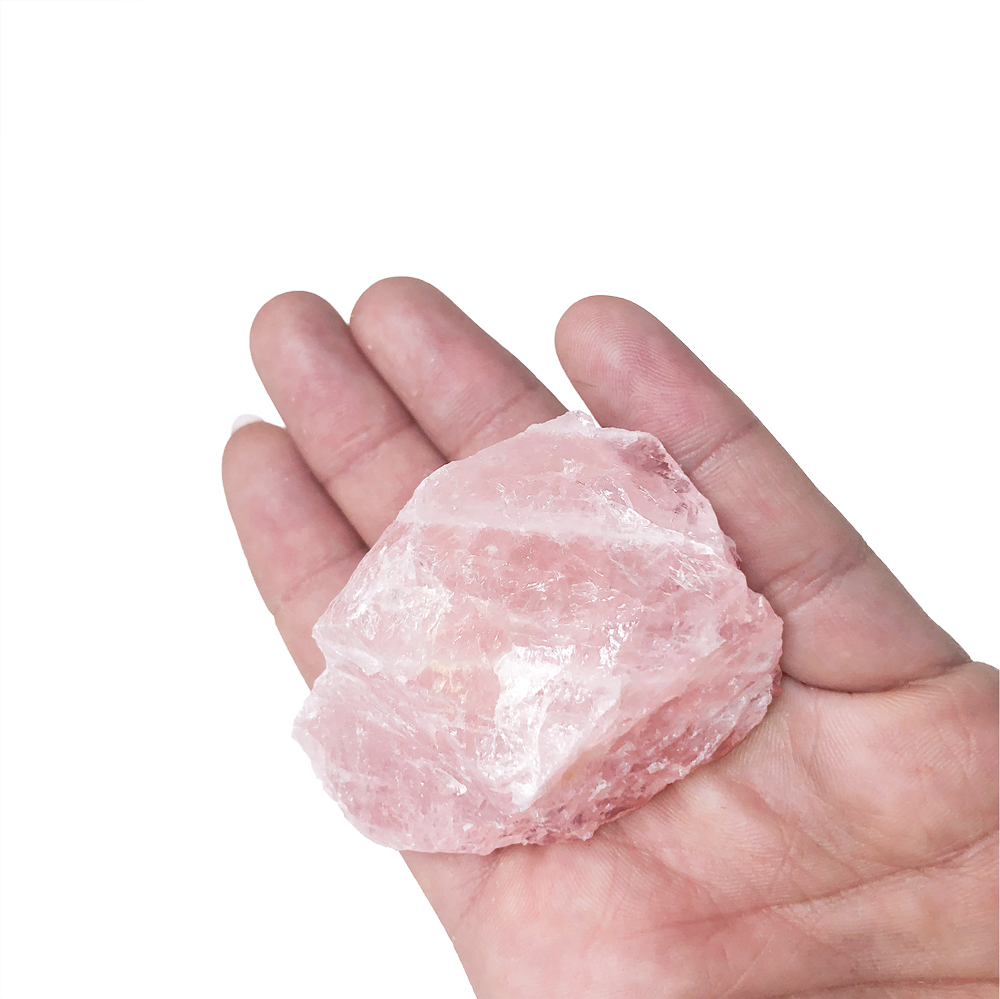 Rose Quartz Healing Crystal - Medium Cluster at Good Goddess